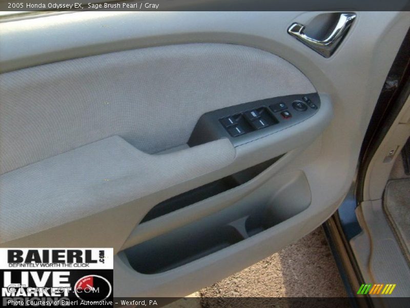 Sage Brush Pearl / Gray 2005 Honda Odyssey EX