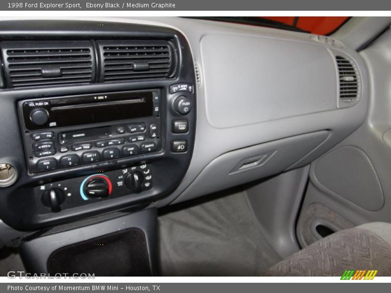 Ebony Black / Medium Graphite 1998 Ford Explorer Sport