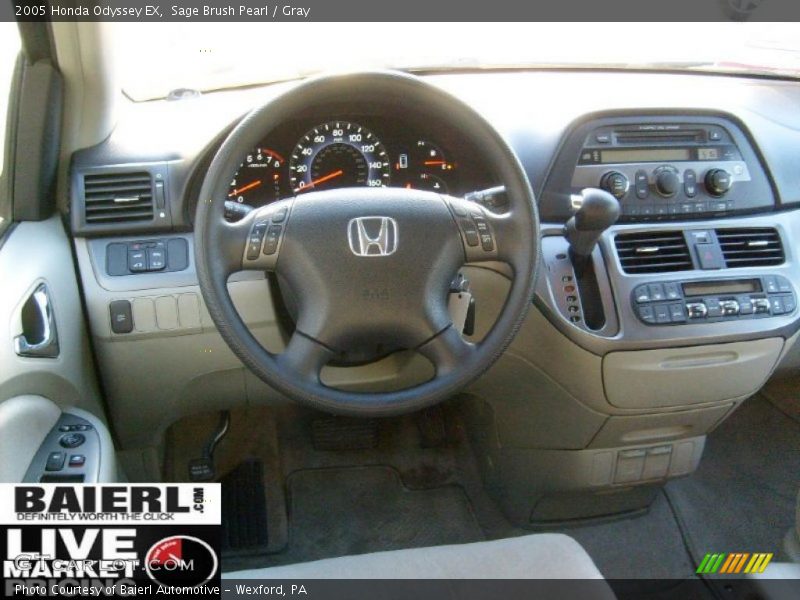 Sage Brush Pearl / Gray 2005 Honda Odyssey EX