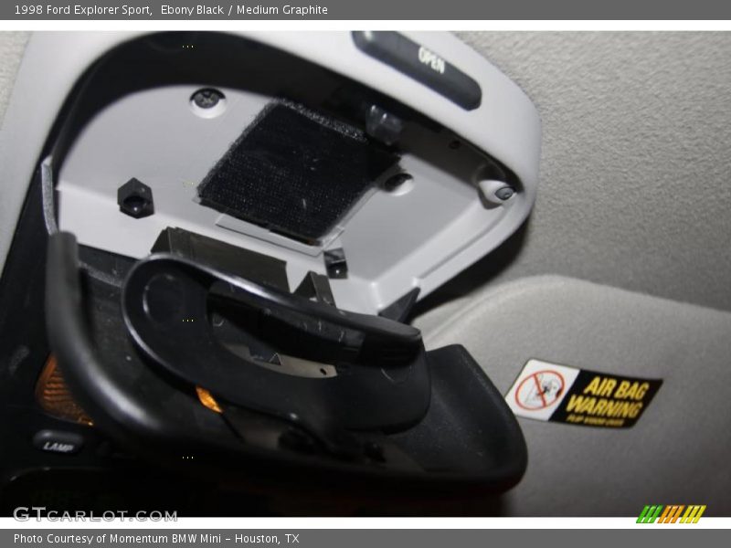 Ebony Black / Medium Graphite 1998 Ford Explorer Sport