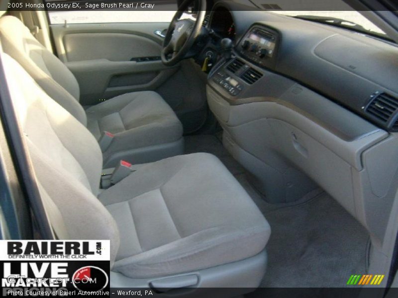 Sage Brush Pearl / Gray 2005 Honda Odyssey EX