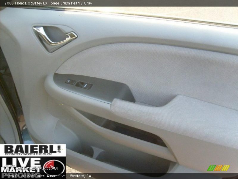 Sage Brush Pearl / Gray 2005 Honda Odyssey EX