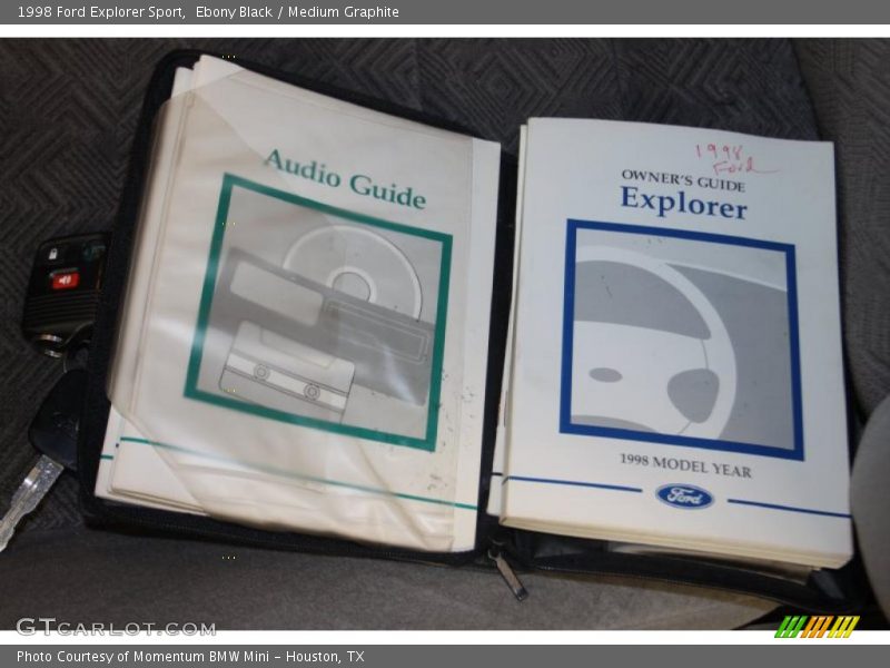 Ebony Black / Medium Graphite 1998 Ford Explorer Sport