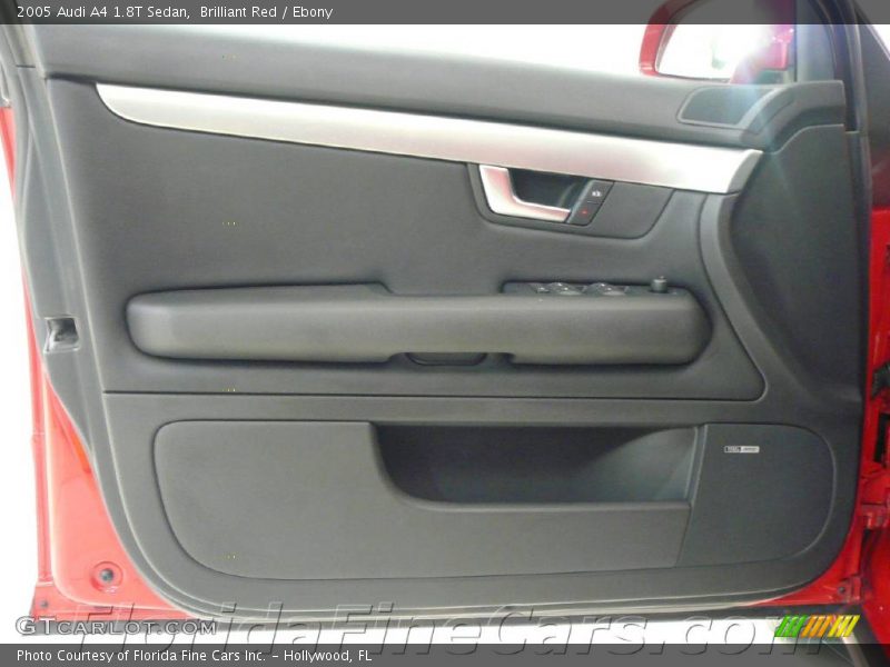Brilliant Red / Ebony 2005 Audi A4 1.8T Sedan