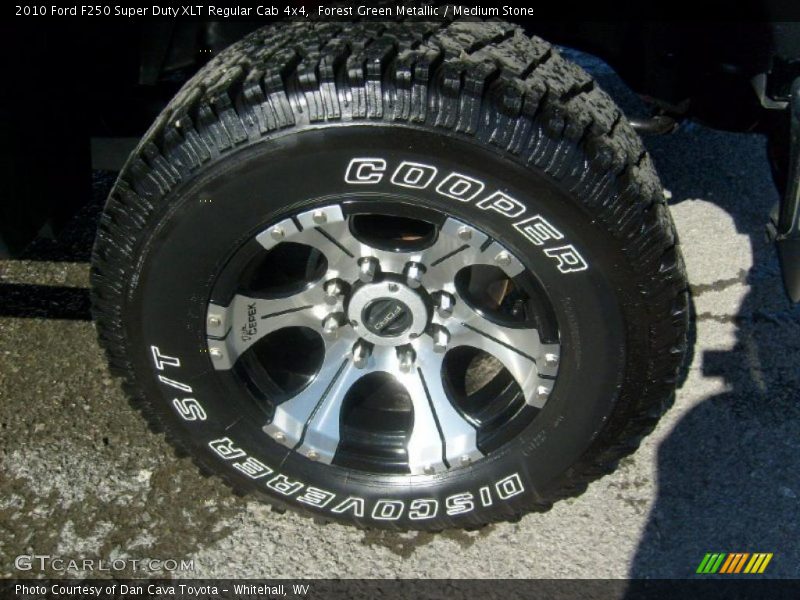 Custom Wheels of 2010 F250 Super Duty XLT Regular Cab 4x4