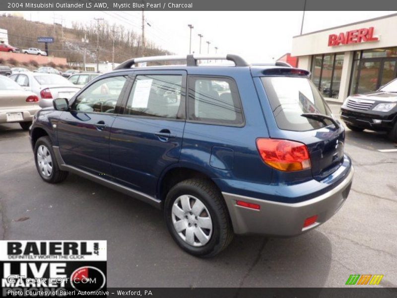 Mystic Blue Pearl / Charcoal 2004 Mitsubishi Outlander LS AWD