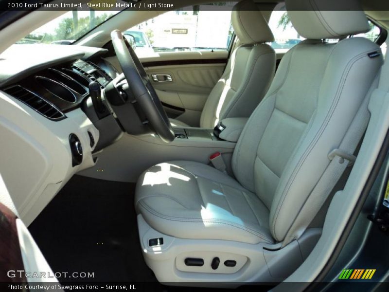 Steel Blue Metallic / Light Stone 2010 Ford Taurus Limited