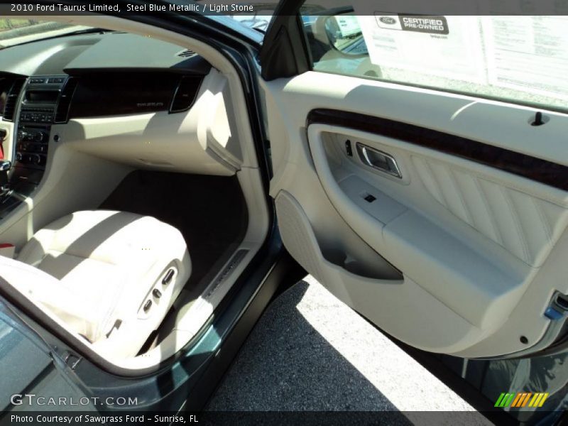 Steel Blue Metallic / Light Stone 2010 Ford Taurus Limited