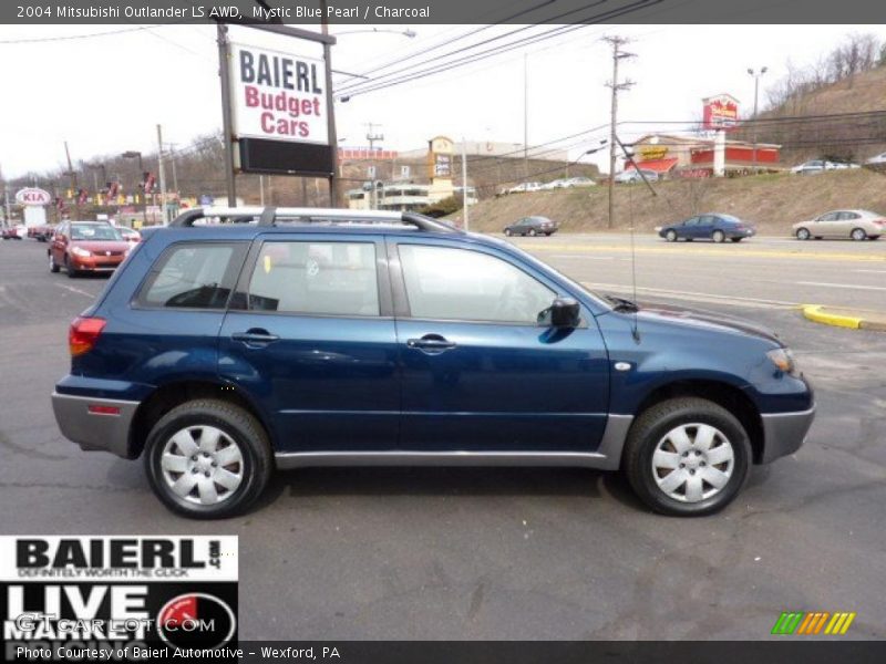 Mystic Blue Pearl / Charcoal 2004 Mitsubishi Outlander LS AWD
