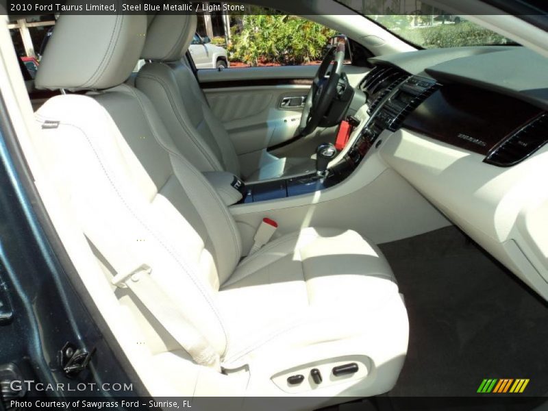 Steel Blue Metallic / Light Stone 2010 Ford Taurus Limited