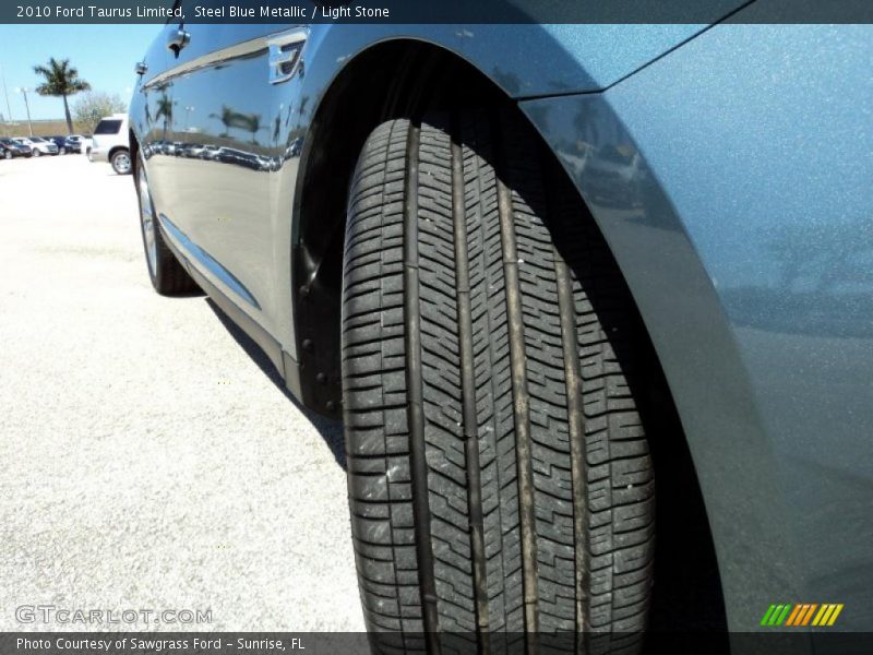 Steel Blue Metallic / Light Stone 2010 Ford Taurus Limited