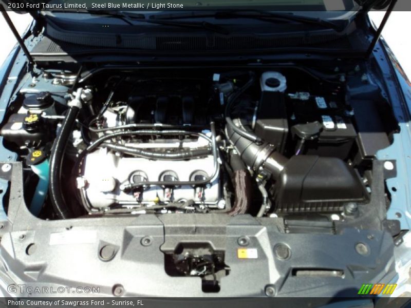 Steel Blue Metallic / Light Stone 2010 Ford Taurus Limited