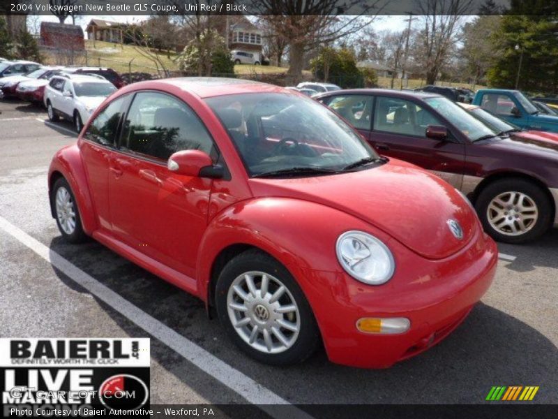 Uni Red / Black 2004 Volkswagen New Beetle GLS Coupe