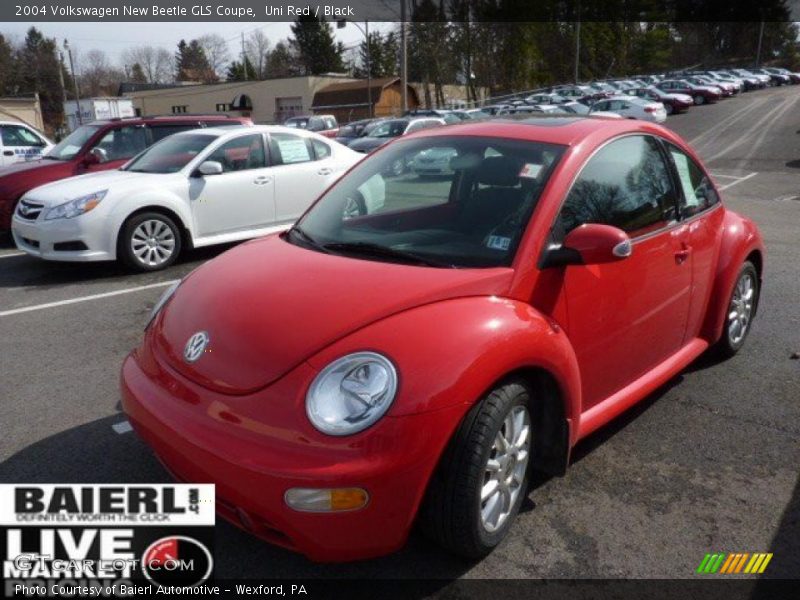 Uni Red / Black 2004 Volkswagen New Beetle GLS Coupe