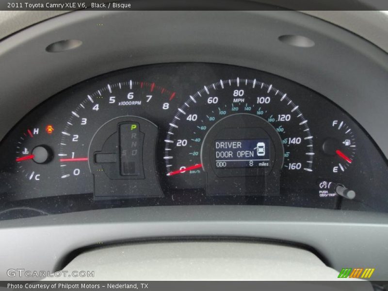  2011 Camry XLE V6 XLE V6 Gauges