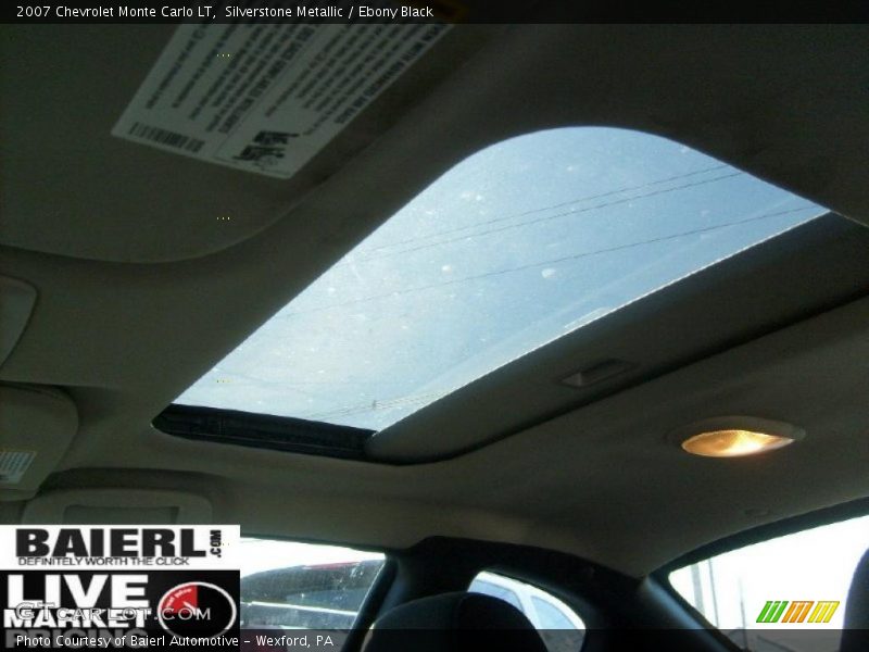 Silverstone Metallic / Ebony Black 2007 Chevrolet Monte Carlo LT