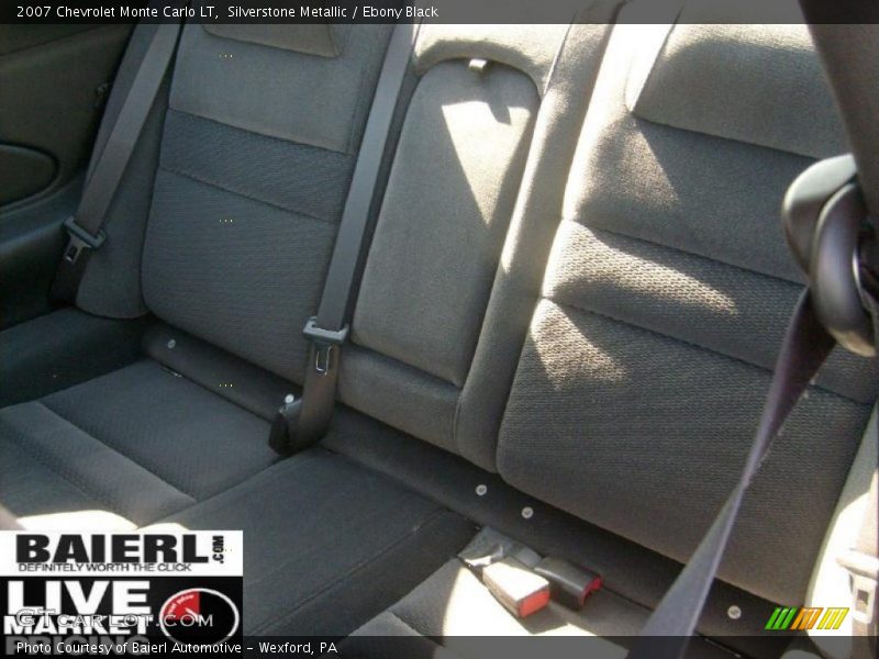 Silverstone Metallic / Ebony Black 2007 Chevrolet Monte Carlo LT