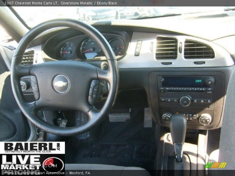 Silverstone Metallic / Ebony Black 2007 Chevrolet Monte Carlo LT