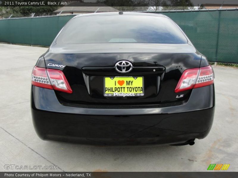 Black / Ash 2011 Toyota Camry LE