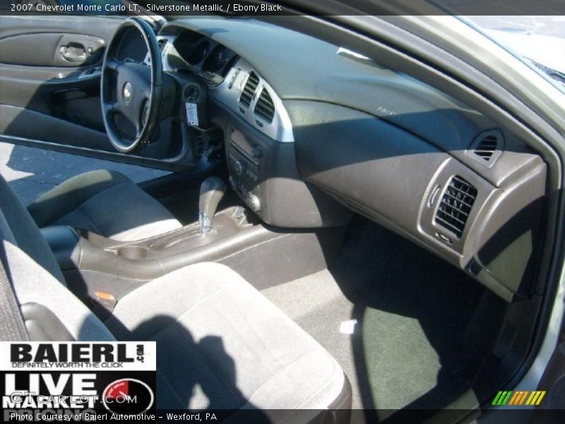 Silverstone Metallic / Ebony Black 2007 Chevrolet Monte Carlo LT