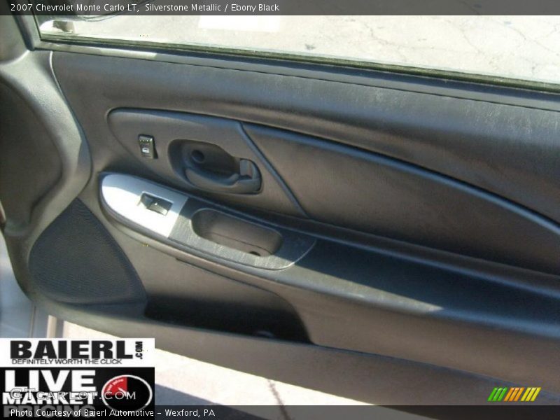 Silverstone Metallic / Ebony Black 2007 Chevrolet Monte Carlo LT