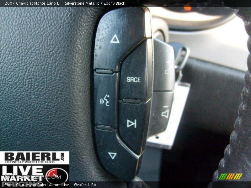 Silverstone Metallic / Ebony Black 2007 Chevrolet Monte Carlo LT