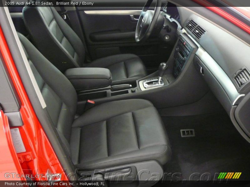 Brilliant Red / Ebony 2005 Audi A4 1.8T Sedan