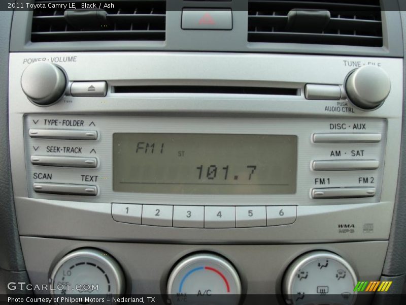Black / Ash 2011 Toyota Camry LE