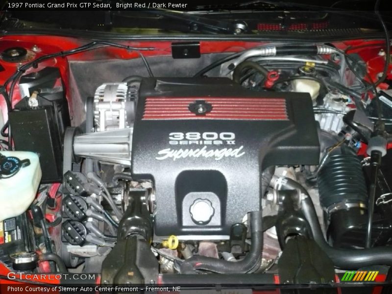 Bright Red / Dark Pewter 1997 Pontiac Grand Prix GTP Sedan