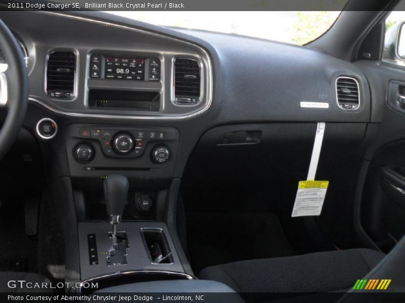 Dashboard of 2011 Charger SE
