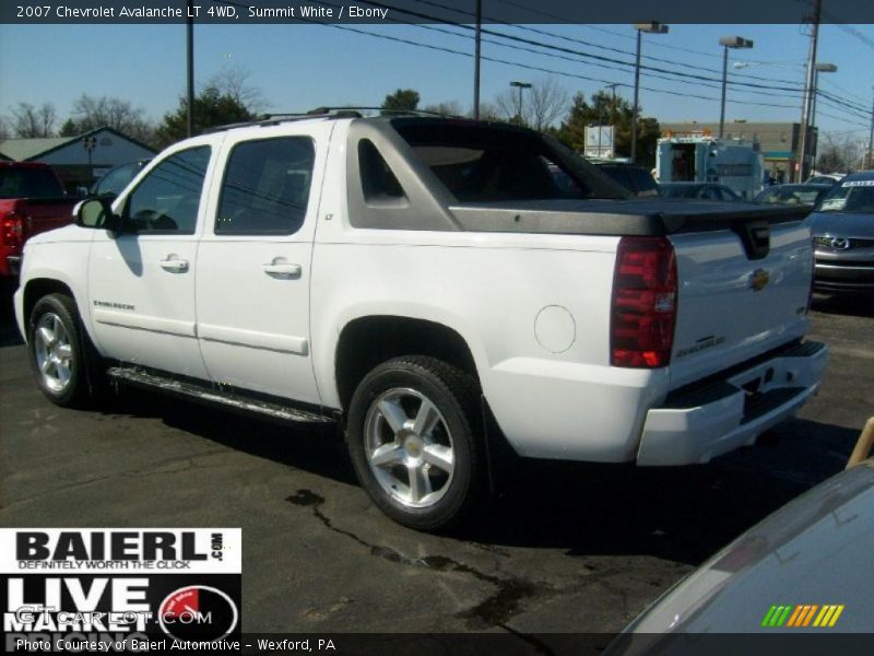Summit White / Ebony 2007 Chevrolet Avalanche LT 4WD