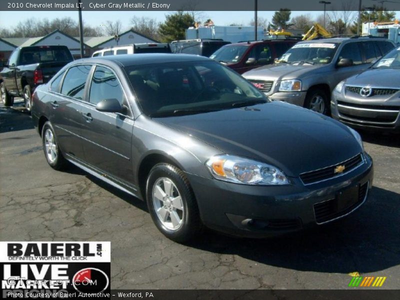 Cyber Gray Metallic / Ebony 2010 Chevrolet Impala LT