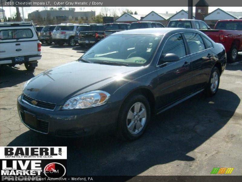 Cyber Gray Metallic / Ebony 2010 Chevrolet Impala LT