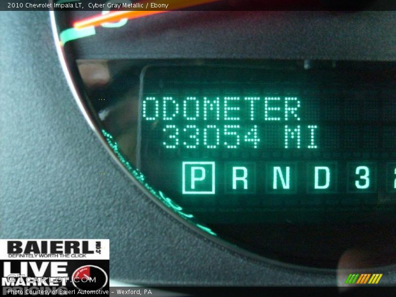 Cyber Gray Metallic / Ebony 2010 Chevrolet Impala LT