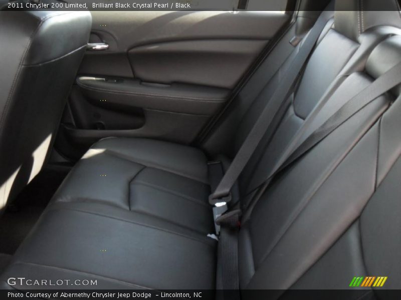 Brilliant Black Crystal Pearl / Black 2011 Chrysler 200 Limited