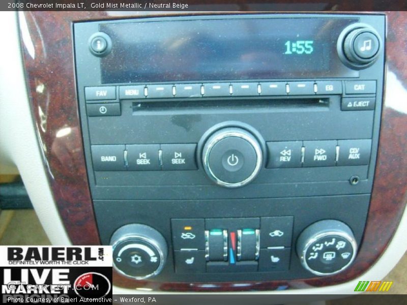 Gold Mist Metallic / Neutral Beige 2008 Chevrolet Impala LT