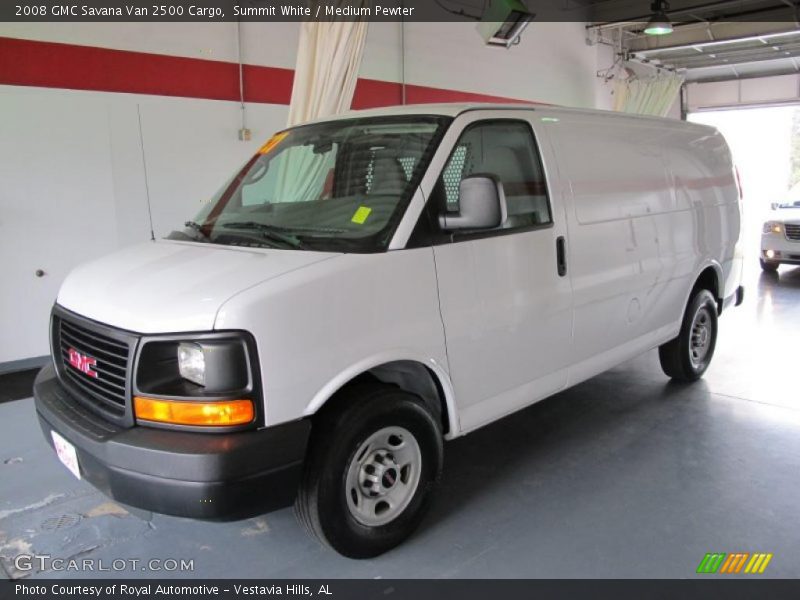 Summit White / Medium Pewter 2008 GMC Savana Van 2500 Cargo