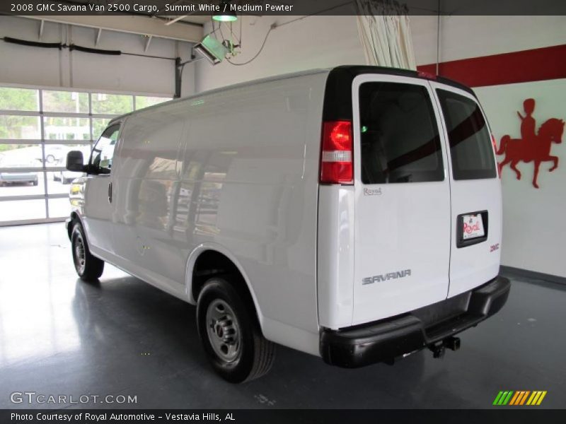 Summit White / Medium Pewter 2008 GMC Savana Van 2500 Cargo