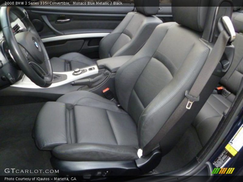  2008 3 Series 335i Convertible Black Interior