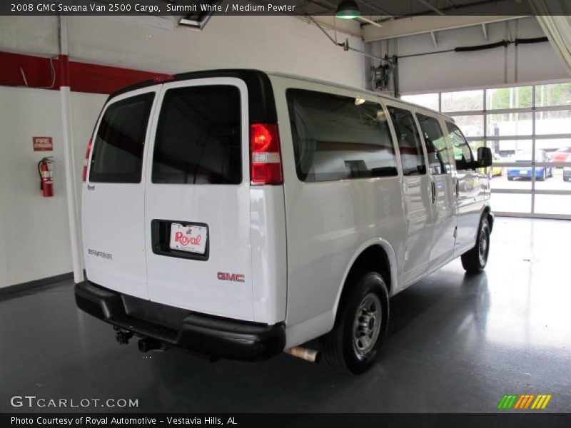 Summit White / Medium Pewter 2008 GMC Savana Van 2500 Cargo