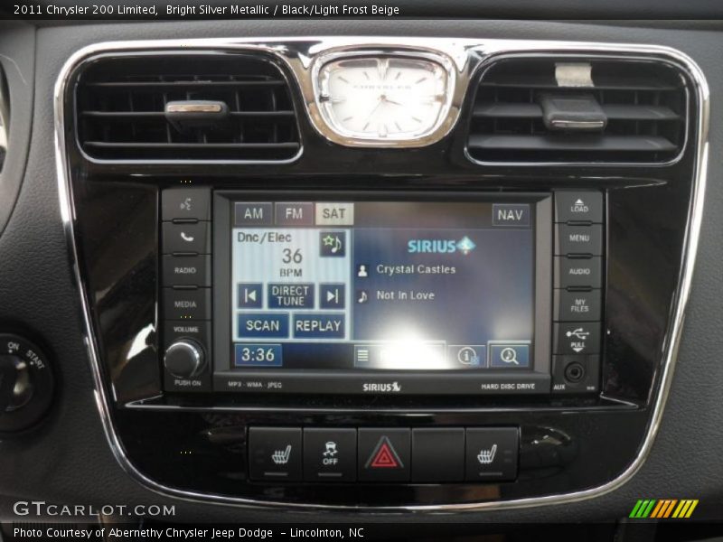 Controls of 2011 200 Limited