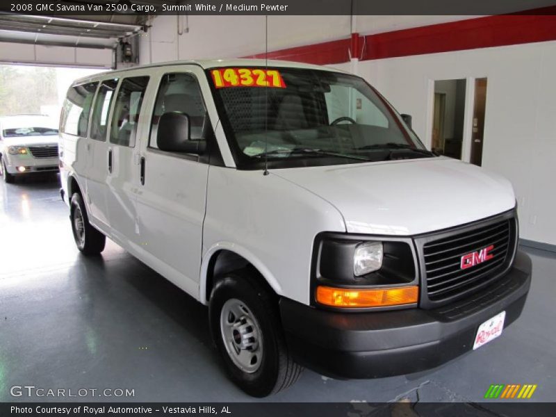 Summit White / Medium Pewter 2008 GMC Savana Van 2500 Cargo