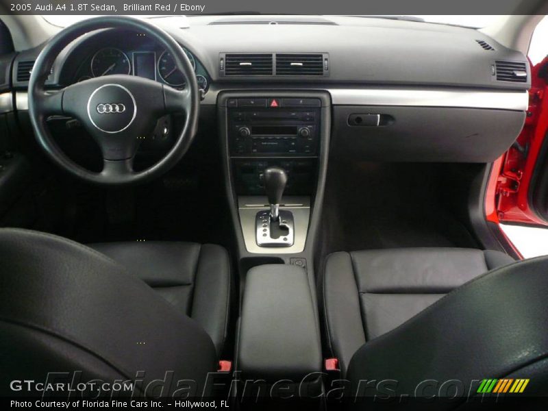 Brilliant Red / Ebony 2005 Audi A4 1.8T Sedan