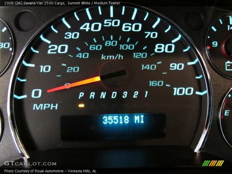 Summit White / Medium Pewter 2008 GMC Savana Van 2500 Cargo