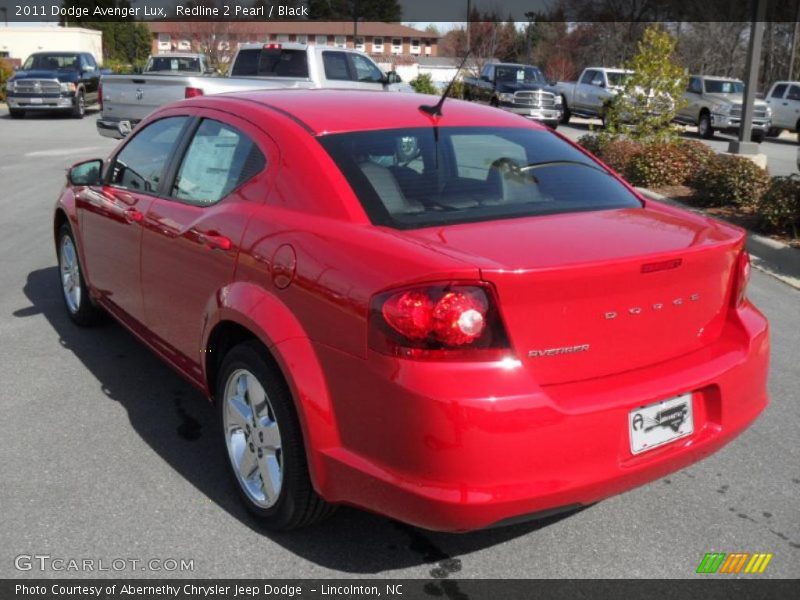 Redline 2 Pearl / Black 2011 Dodge Avenger Lux
