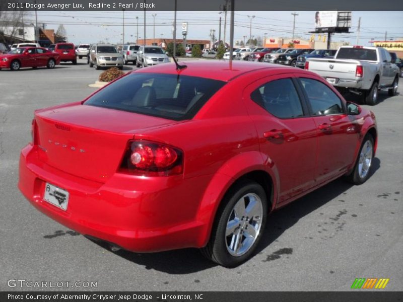 Redline 2 Pearl / Black 2011 Dodge Avenger Lux