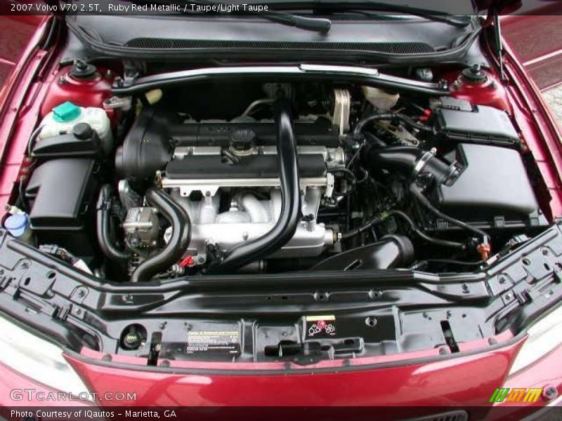  2007 V70 2.5T Engine - 2.5 Liter Turbocharged DOHC 20-Valve 5 Cylinder