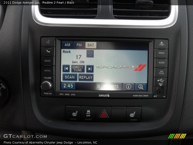 Redline 2 Pearl / Black 2011 Dodge Avenger Lux