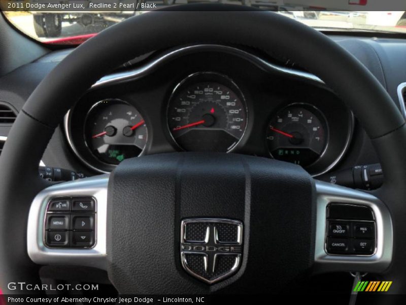 Redline 2 Pearl / Black 2011 Dodge Avenger Lux