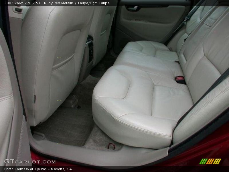 Ruby Red Metallic / Taupe/Light Taupe 2007 Volvo V70 2.5T